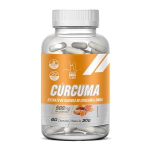 Cúrcuma 500mg Com 60 Cápsulas Health Labs