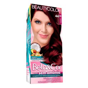 Tintura Kit Bela e Cor Coloração Creme 44.66 Bergonha Beauty Color