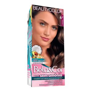 Tintura Kit Bela e Cor Coloração Creme 6.7 Chocolate Beauty Color