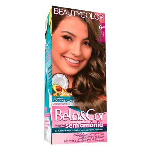 Tintura Kit Bela e Cor Coloração Creme 6.0 Louro Escuro Beauty Color