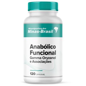 Anabólico Funcional Gamma Oryzanol e Associações 120 Cápsulas