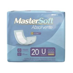 Absorvente Geriátrico DryMasterSoft 20 Unidades Tamanho Único DryLock