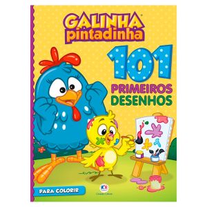 Livro Galinha Pintadinha 101 Primeiros Desenhos Para Colorir Ciranda Cultural