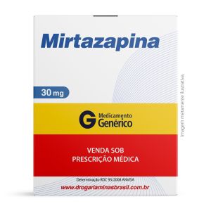 Mirtazapina 30mg Com 30 Comprimidos Revestidos Genérico Torrent