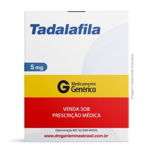 Tadalafila 5mg com 30 comprimidos revestidos Genérico Cimed