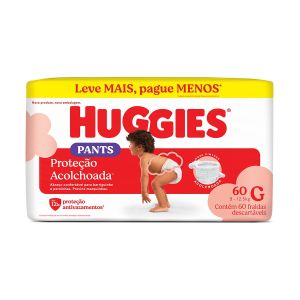 Fralda Huggies Roupinha Supreme Care G Com 60 Unidades