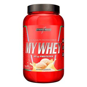 My Whey Sabor Shake de Baunilha Com 900g Integralmédica