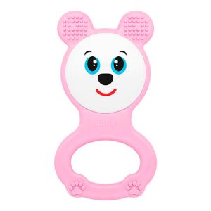 Mordedor Chocalho Petty Rosa Lolly