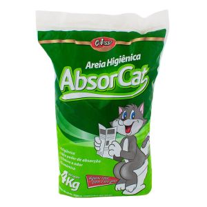 Areia Higiênica para Gato AbsorCat 4kg Colosso