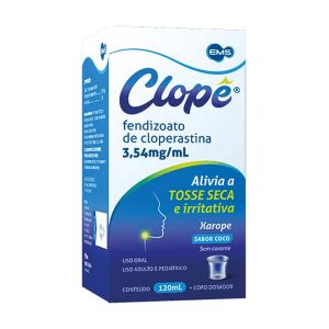 Clope 3,54mg/ml Sabor Coco 120ml com Copo Dosador Ems