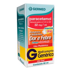 Paracetamol 32mg Oral Com 60ml Genérico Ems