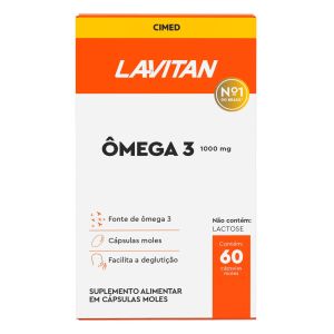 Lavitan Ômega 3 Com 60 Cápsulas