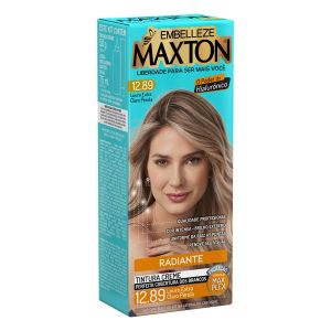 Tintura Creme Maxton Radiante Louro Extra Claro Pérola 12.89 Embelleze