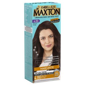 Tintura Creme Maxton Marcante Marrom Cereja 4.86 Embelleze