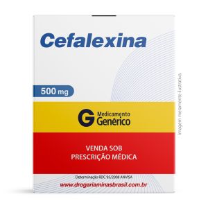 Cefalexina 500mg Com 10 Cápsulas Genérico União Química