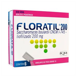 Floratil 200mg Com 6 Envelopes de 1G Cada
