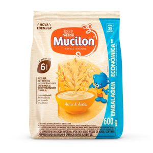 Cereal Infantil Mucilon Arroz e Aveia 600g