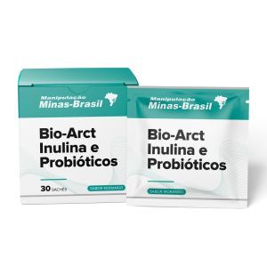 Sachês Morango com Bioarct Inulina e Probióticos 30 Unidades