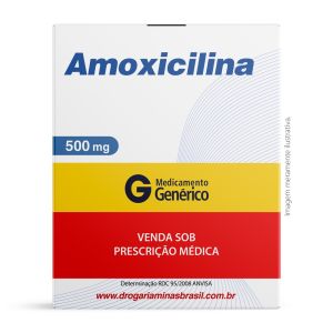 Amoxicilina 500mg Com 21 Cápsulas Genérico Teuto