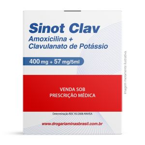 Sinot Clav 400mg + 57mg/5ml 70ml Suspensão Eurofarma
