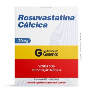 Rosuvastatina Cálcica 20mg Com 30 Comprimidos Genérico Medley