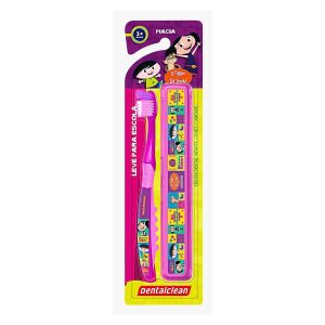 Escova de Dente Infantil O Show Da Luna Macia Com Estojo Dentalclean