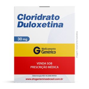 Cloridrato Duloxetina 30mg Com 30 Cápsulas Genérico Biosintética