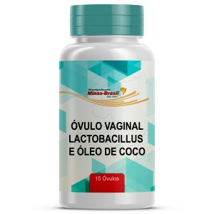 Óvulo Vaginal De Lactobacillus Com Óleo De Coco – 15 Unidades