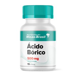 Ácido Bórico 500Mg – 15 Óvulos
