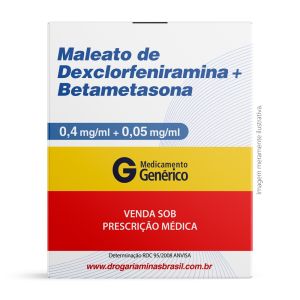 Maleato De Dexclorfeniramina E Betametasona 120ml Genérico Neo Química