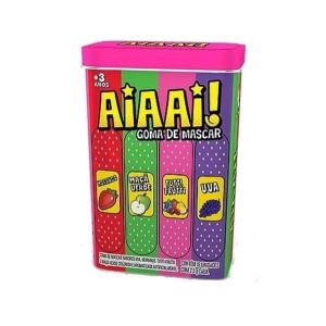 Goma de Mascar Aiaai! Lata Com 18 Unidades Kids Zone