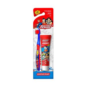 Kit Liga Da Justiça Escova de Dente e Gel Dental Com 50g Dentalclean