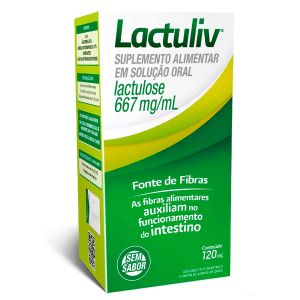 Suplemento Alimentar Lactuliv 667mg/ml Solução Oral Sem Sabor Com 120ml Legrand