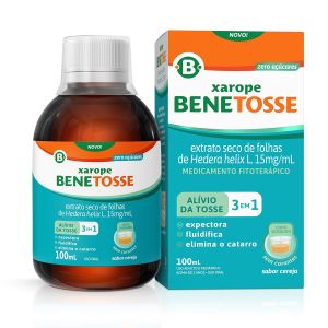 Xarope Benetosse Hedera Helix L. 15mg/ml Sabor Cereja Com 100ml