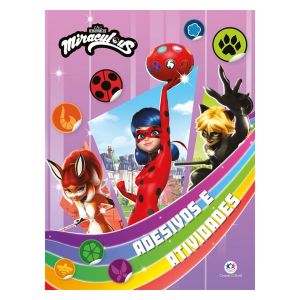 Livro Adesivos e Atividades Miraculous Ladybug Ciranda Cultural