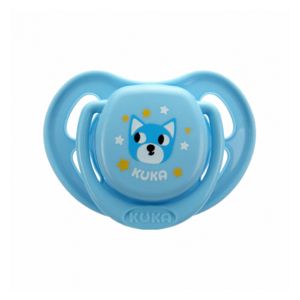 Chupeta Smart Bico Redondo Tamanho 02 Azul Kuka