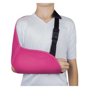 Tipóia Estabilizadora Estofada Velpeau Com Orifício Tamanho PP Rosa Mercur