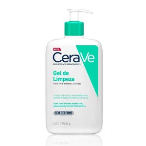 Gel De Limpeza Facial Para Pele Oleosa Com Niacinamida Sem Perfume Com 454g CeraVe
