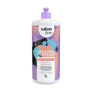 Creme Para Pentear Super Desembaraço Com 1L Salon Line
