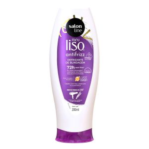Creme Defrizante Protetor Térmico Meu Liso Antifrizz Com 200ml Salon Line
