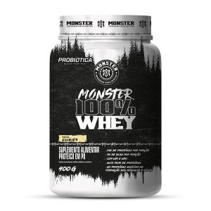 Monster 100% Whey Sabor Cookies Com 900g Probiótica