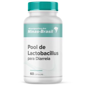 Pool de Lactobacillus para Diarréia 60 Cápsulas