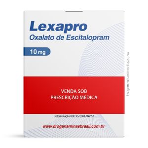 Lexapro Oxalato de Escitalopram 10mg 60 Comprimidos