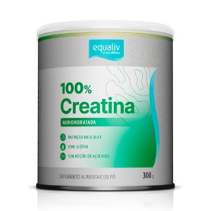 100% Creatina Monohidratada Com 300g Equaliv