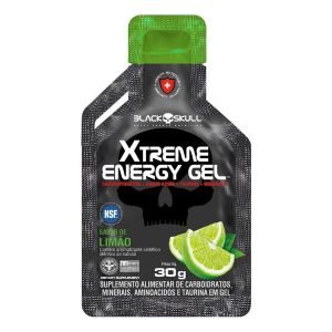 Xtreme Energy Gel Sabor Limão Com 30g BlackSkull