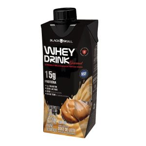 Whey Drink Gourmet Sabor Doce De Leite Com 250ml Black Skull