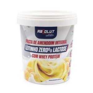 Pasta De Amendoim Integral Sabor Leitinho Zero Lactose 500g Absolut Nutrition
