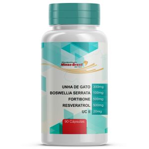 Unha de Gato + Fortibone + Associações 90 Cápsulas
