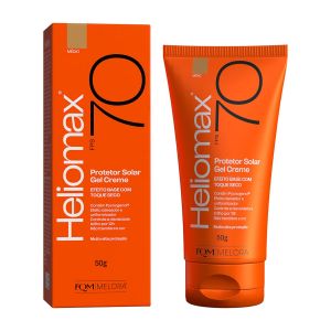 Protetor Solar Gel Creme Heliomax FPS 70 Cor Médio 50g