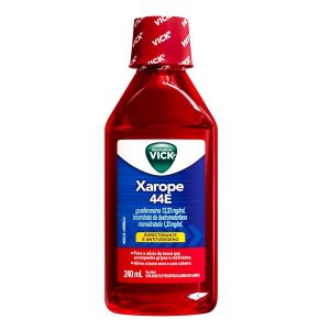 Vick 44E Guaifenesina 13,33mg/ml Com Bromidrato De Dextrometorfano Monoidratado 1,33mg/ml Xarope 240ml